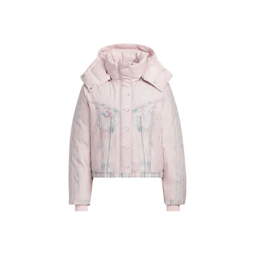 Adidas Originals FW25 FK Деним Crop Пуховик Женские