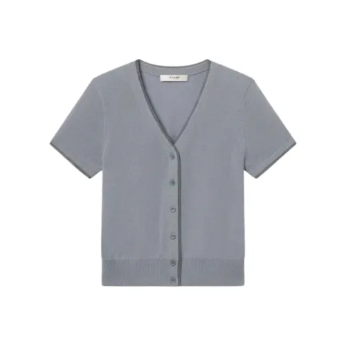 Рамка Серо-голубой Женские Кашемировые свитеры