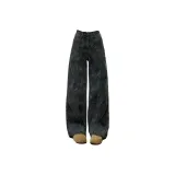 Чёрные и серые штаны с толстым флисом