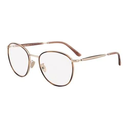 AMANI Металл Круглые Оптические Очки Мужские Золотисто-Коричневые