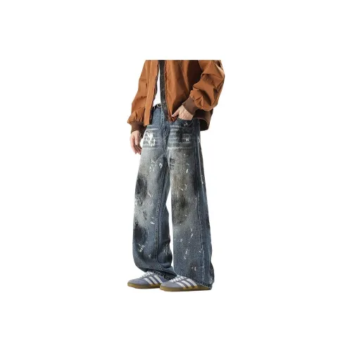 PWUE Синий Унисекс Джинсы