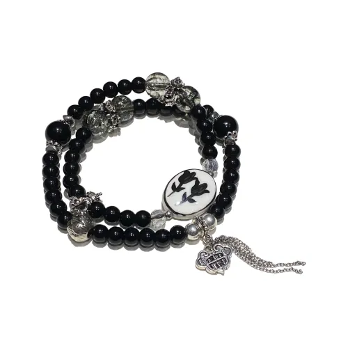 Mù Shàng Yún Yě Цветное стекло Нефритовые браслеты Женские