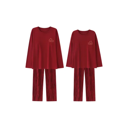 Gongdie Длинный рукав Мужской + Женский Моделирование Унисекс Пижамные комплекты