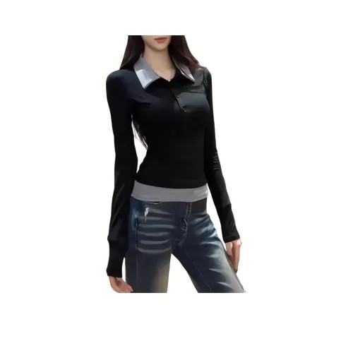 SRCG Черные Женские T-рубашки