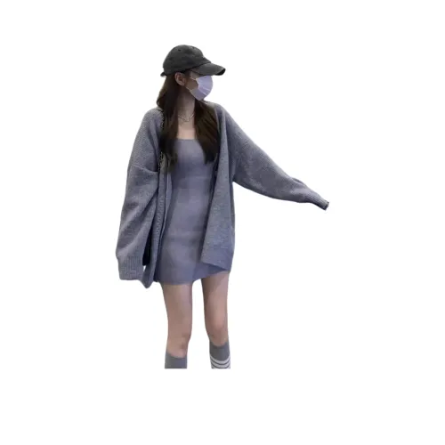 VINMUK Длинное платье с длинными рукавами женское