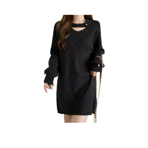 VINMUK Длинное платье с длинными рукавами женское