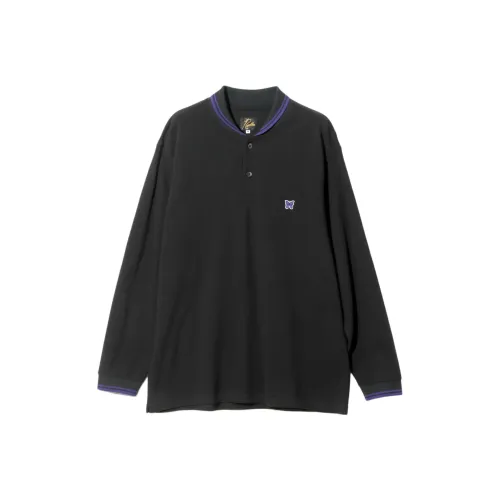 Needles FW25 Шаль-воротник L S Хлопковый пике Поло Унисекс