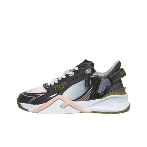 FENDI FLow Low Топ Повседневная обувь Женская Черный