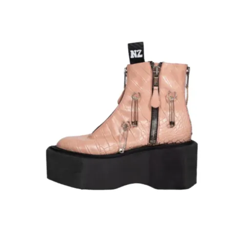 NATASHA ZINKO Ботильоны Женские Светлый Умбра