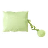 Зеленый подушка и зеленый мех украшение