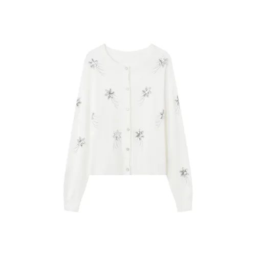 YUTUZI Молоко Белый Женский Трикотаж