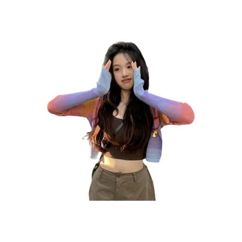 XIANSINIAO Радужный Женский Трикотаж