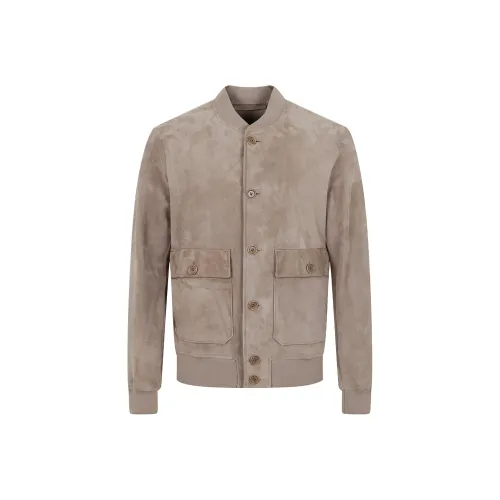 SALVATORE SANTORO Кожаная куртка мужская