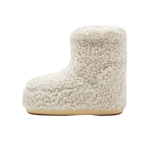 MOON BOOT Термостойкие Короткие Снежные Ботинки Женские Белые