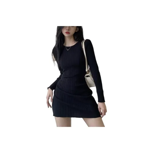 VINMUK Длинное платье с длинными рукавами женское