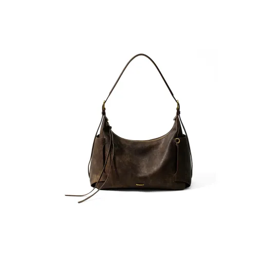 Simedin Сумка через плечо из коровьей кожи женский цвет сандаловый коричневый