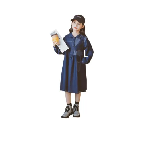 TONYBEAR Blue Kids Dresses TONYBEAR Синий Детские Платья