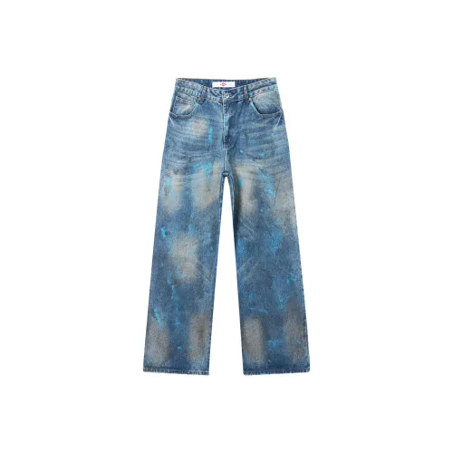 Lee Cooper Осенние и Зимние Джинсы Мужские AUTUMN Frost Синий