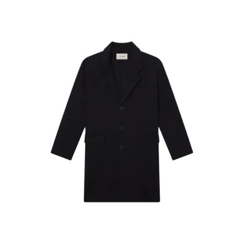 Рамка Темно-синий Мужской Пальто