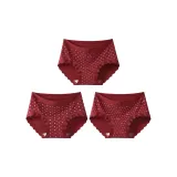 Счастливый Узел + Маленький цветок Check + Английский язык Красный