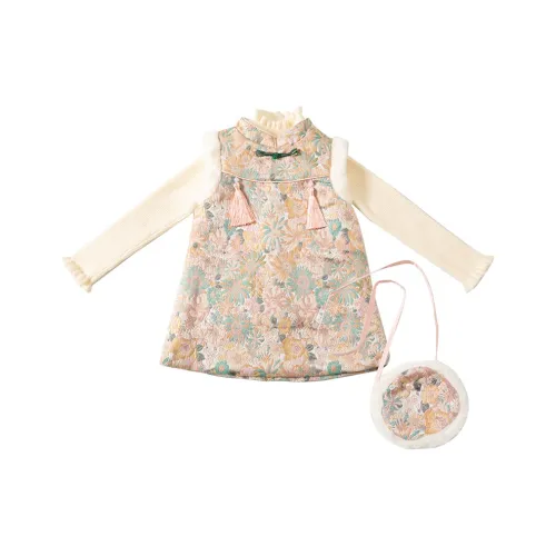 ZHIO Изображение Цвет с Сумка Kids Комплекты с Юбкой