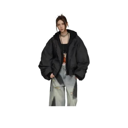 YIWANSHIDUO Кожа Куртка Унисекс