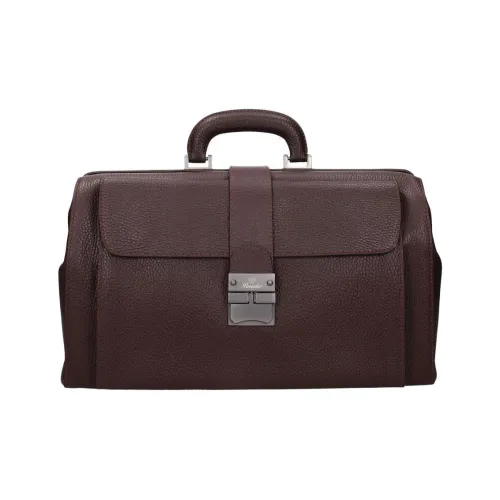 Pineider Кожа Work Сумка Средний Мужской Rum