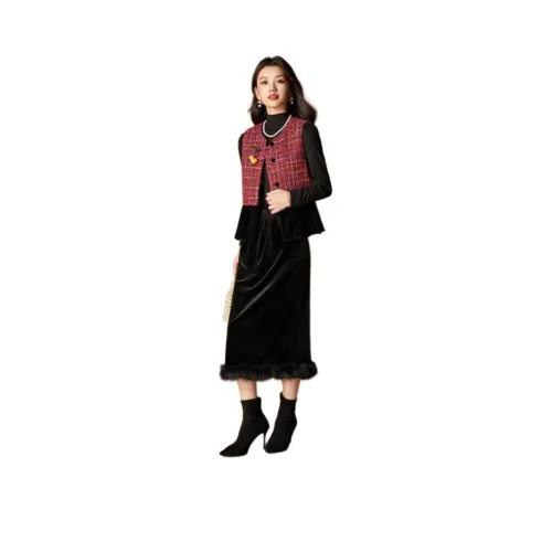 MEILANNI Pink Red Женские жилеты