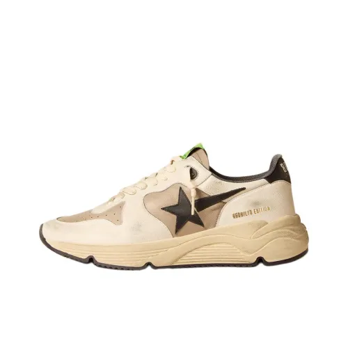 Golden Goose Running Sole Low Топ Повседневная обувь Мужская Бежевая