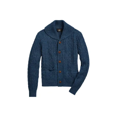 Double RL Морской Синий Женские Свитера