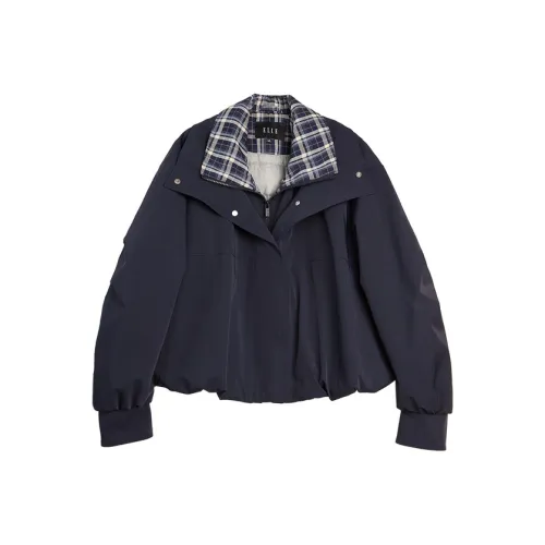 ELLE Темно-синий женский пуховик