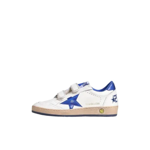 Golden Goose Июнь Низкий Топ Детские Скейтбординг Белый Синий Звезда Детский