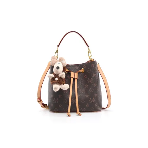 MISS GAIL Синтетическая кожа Одно плечо Сумка Стандартная Женская Кофейного цвета