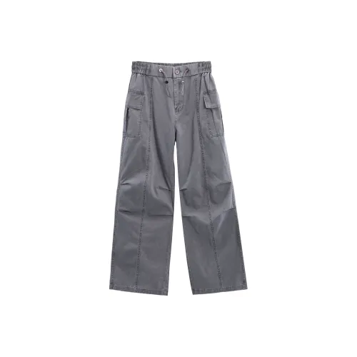 ENTONG Темно-серые унисекс повседневные штаны