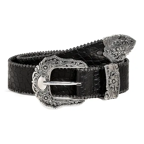 Enbiid Ремни из ПУ (полиуретана) кожа унисекс ширина 3,8 см