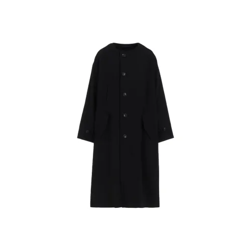 Yohji Yamamoto Y'S FW25 Топ Вintage Фланель Без воротника Пальто Женское