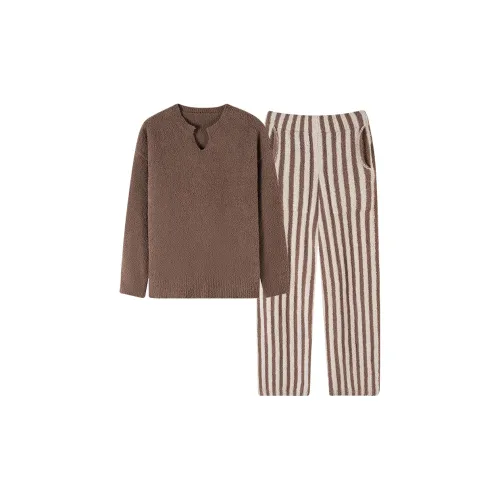 Sha Qian L857065 Khaki Женские Пижамные Комплекты