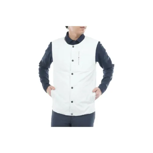 Tommy Hilfiger Экрю Мужские Жилеты