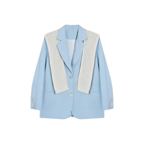 GZQJ Синий Женские Бизнес-костюмы