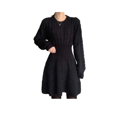 VINMUK Длинное платье с длинными рукавами женское