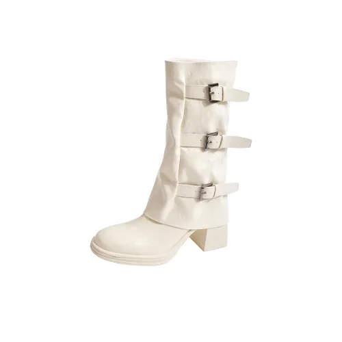 Zubumei Женские сапоги на высоком каблуке 8 см