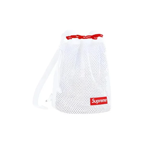 Supreme Нейлон Рюкзак Маленький Унисекс Белый