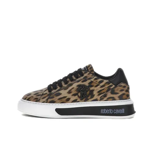 Roberto Cavalli Низкие кроссовки для скейтбординга женские коричневые