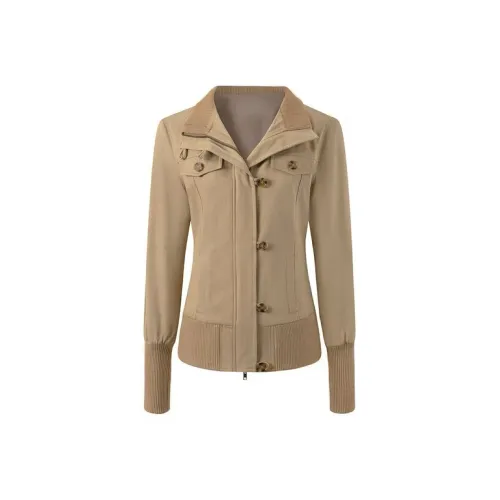 MA JOURNEE Серый Коричневый Женский Куртки