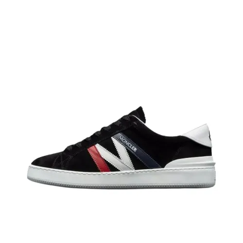 Moncler Monaco Low Топ Скейтборд Кроссовки Мужские Черные
