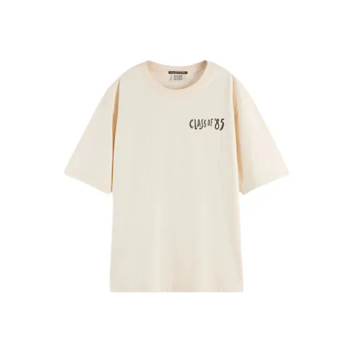 Scotch Soda Айвори Белый Женские T-рубашки