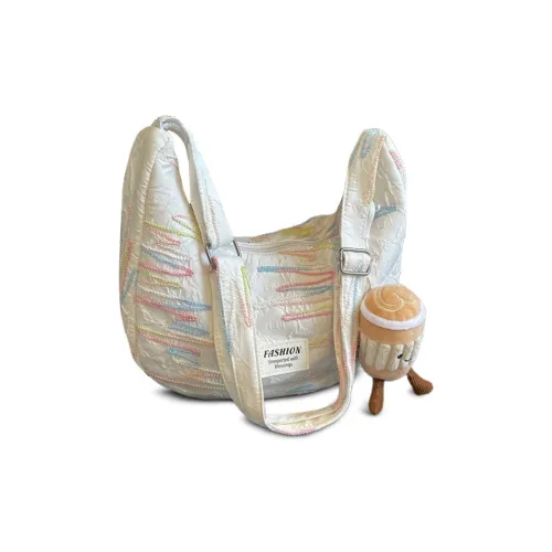 Crtnzo Kroez Сумка через плечо из ткани стандартная женская цвет экрю