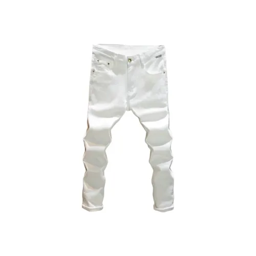 ZMHT Белый Унисекс Джинсы