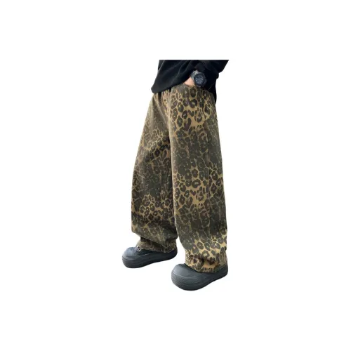 EASTERN CAMEL Леопардовый принт Kids Вязаные Тренировочные брюки
