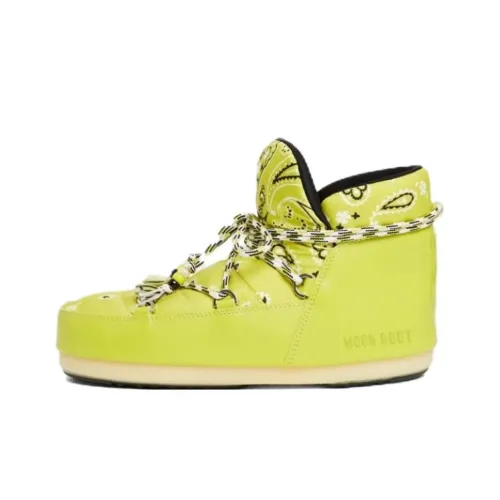 MOON BOOT x Alanui Короткий Сноубутсы Мужской Зеленый